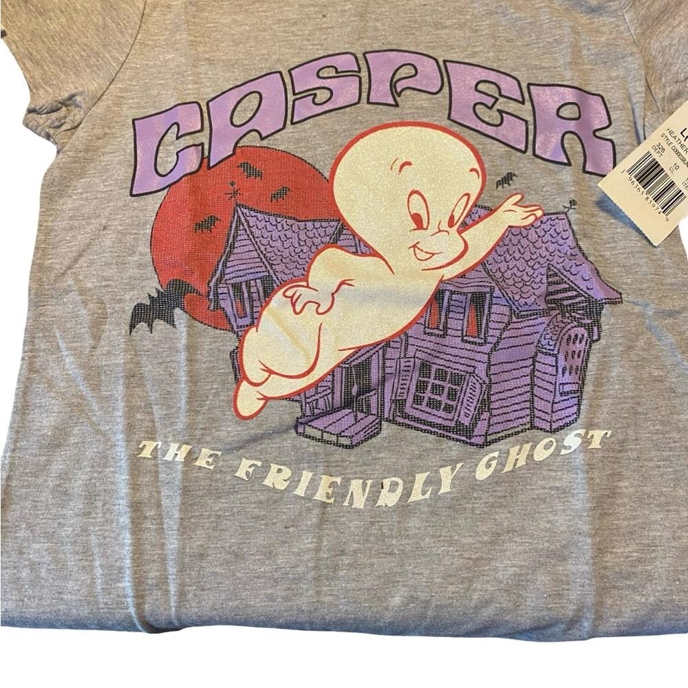 Gray Casper Graphic T-Shirt